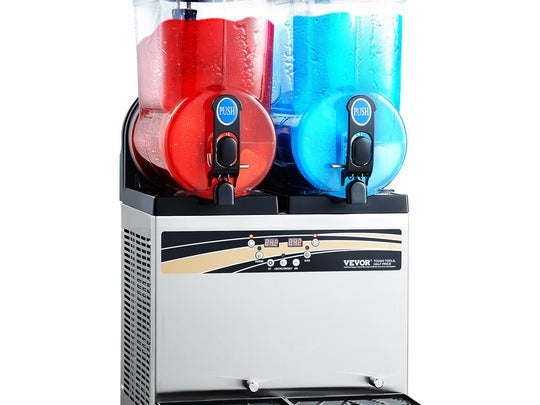 Slush-Eis-Maschine mieten – Profi-Doppelmaschine 2x15 Liter für Events