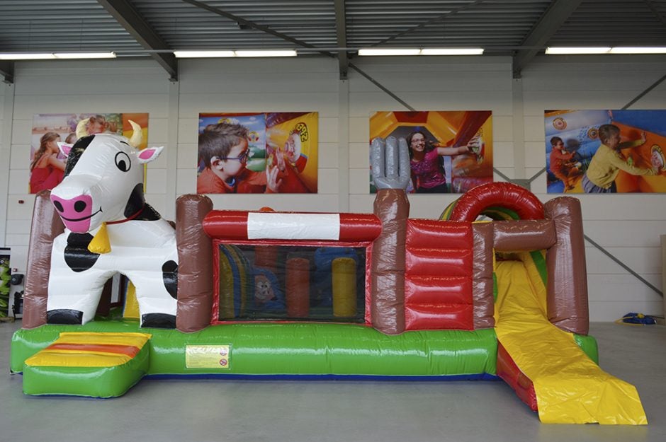 Hüpfburg Landwirtschaft & Bauernhof XXL mieten – optional mit interaktivem IPS – 4