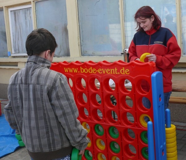 Hüpfburg Klatschender Clown Multifun mieten – 6,0 m breit mit Rutsche – 3