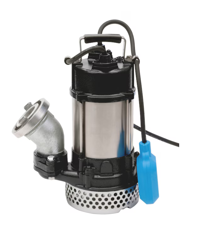 Tauchpumpe mieten Easy-Sub 400 W – Schmutzwasserpumpe, 220 l/min, 20 m Kabel