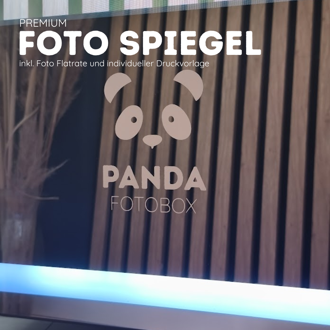Fotospiegel mieten - XXL Fotobox mit 42" Touchscreen, Drucker & 300 Fotos inklusive – 2