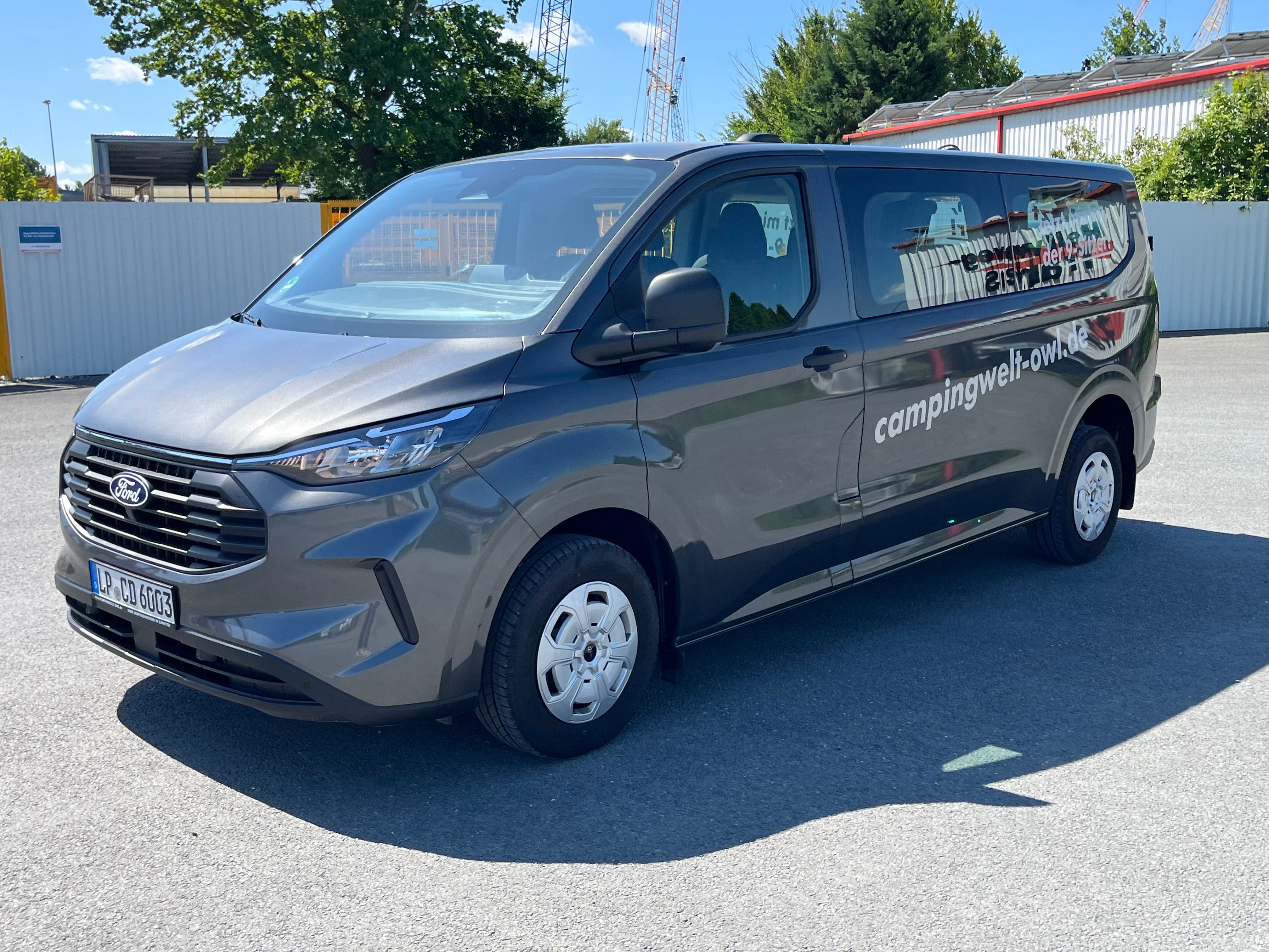 9-Sitzer Bus mieten: Ford Transit Custom mit Klima – Kegeltour, Urlaub & Ausflug – 3