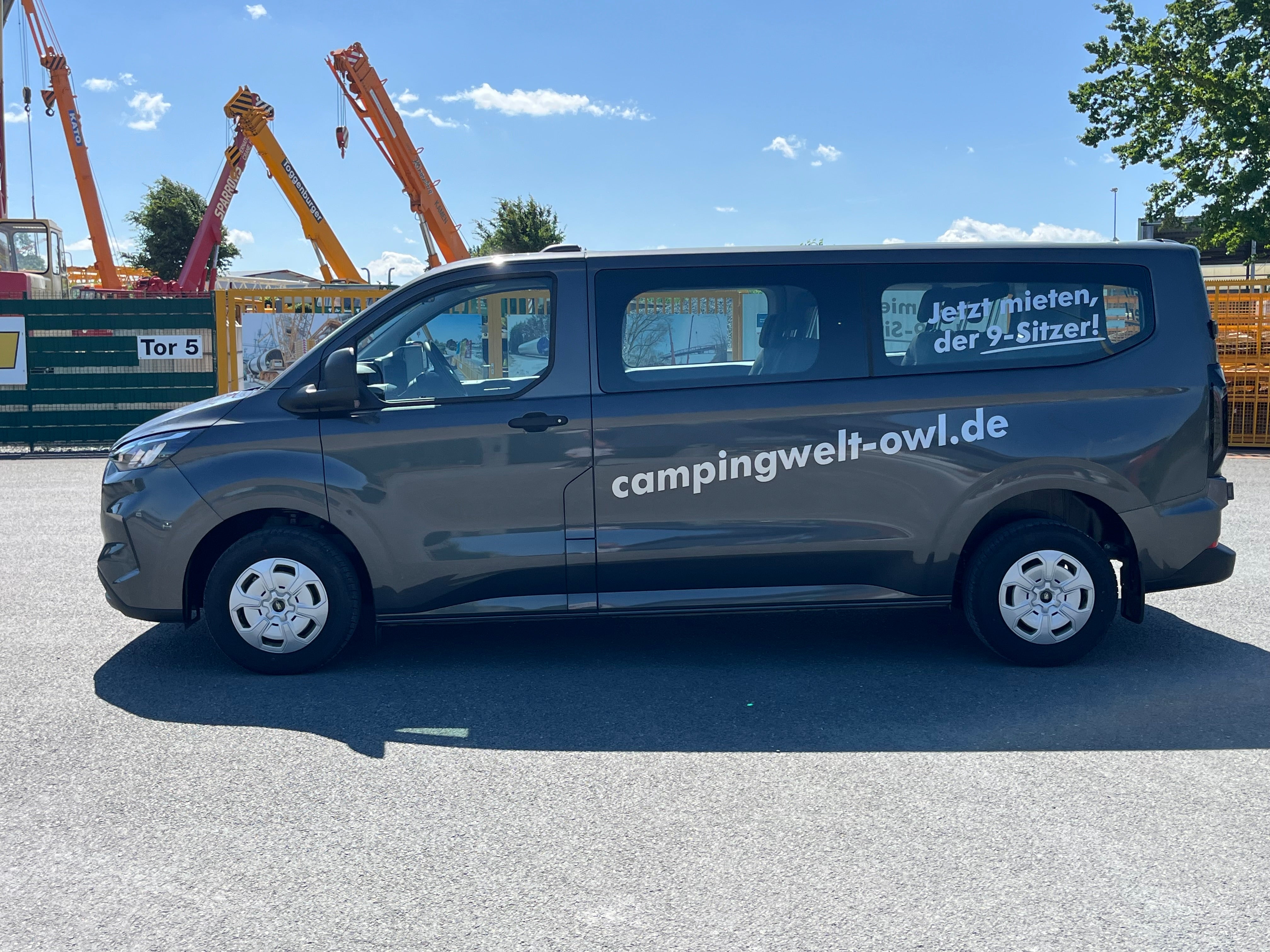 9-Sitzer Bus mieten: Ford Transit Custom mit Klima – Kegeltour, Urlaub & Ausflug – 4