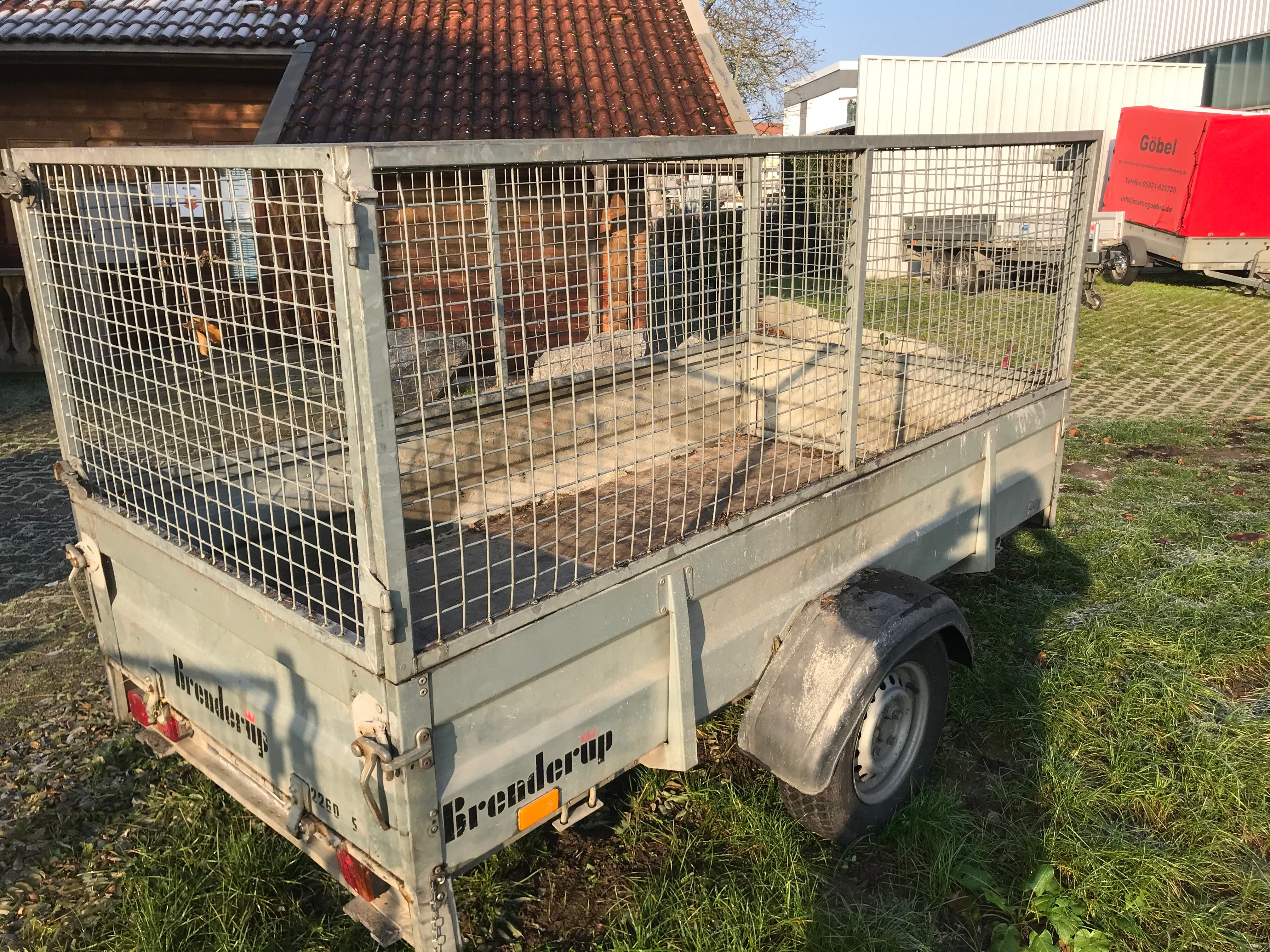 Allzweckanhänger mieten – ohne Plane, 1350 kg, gebremst, Nutzlast ca. 910 kg