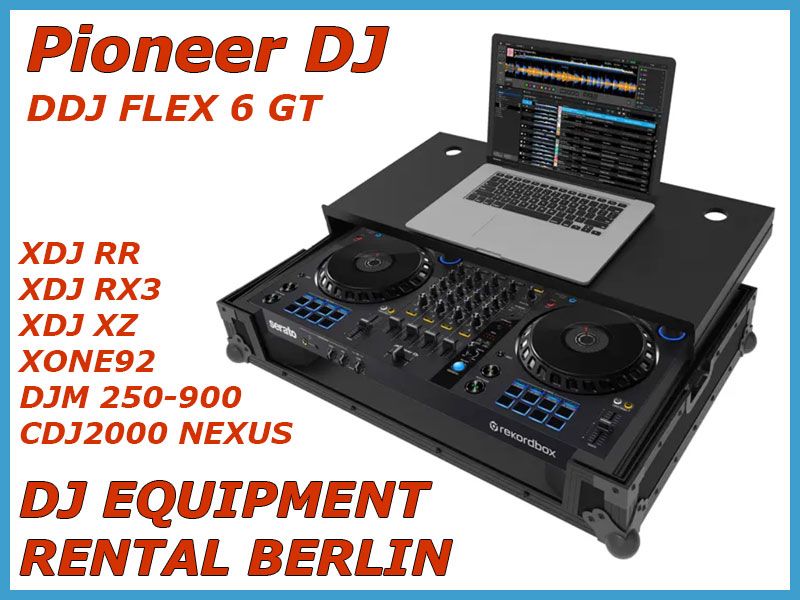 DJ- & Tontechnik mieten Berlin – Pioneer DDJ/XDJ/CDJ, DJM 900, Xone92 & Soundboks