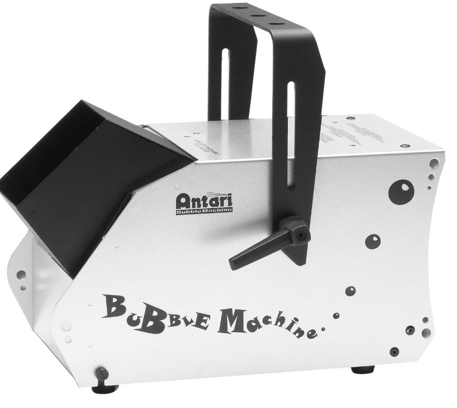 Seifenblasenmaschine & Nebelmaschine mieten Berlin: Hazer, Akku-Nebelmaschine, Licht & Strom