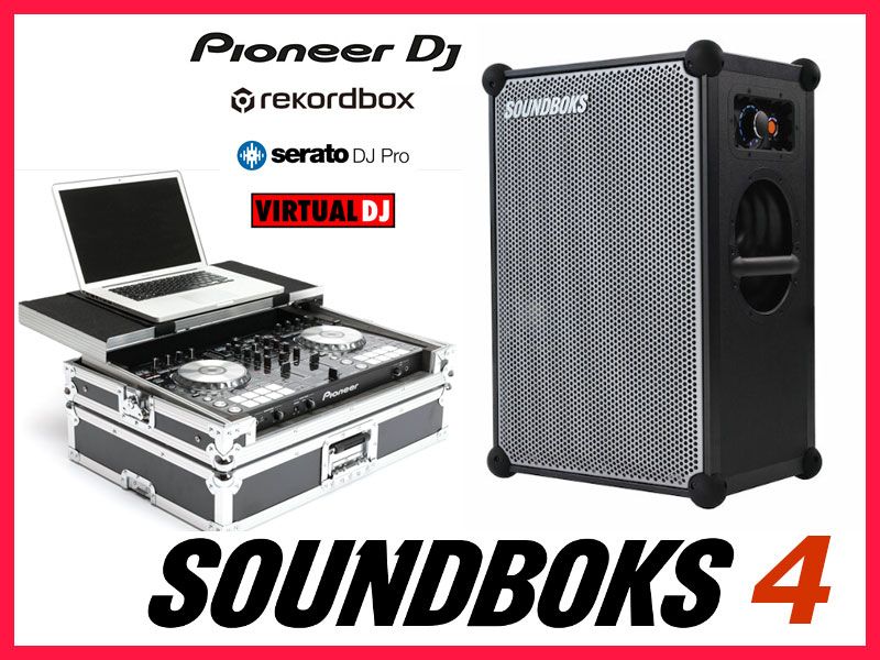 Soundboks 4 + Pioneer DDJ-FLEX6 GT mieten Berlin: Akku-Box mit DJ-Controller, mobile Party