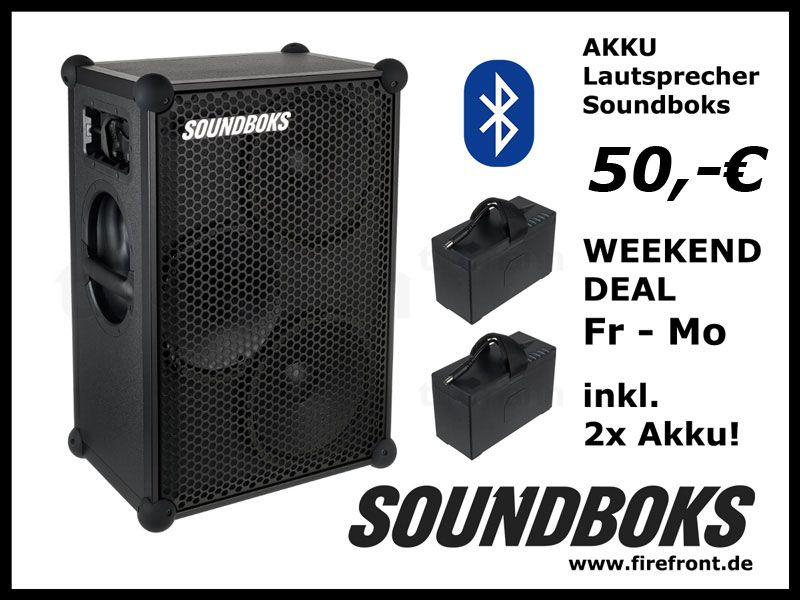 Soundboks 3 & 4 mieten – Akku-Boxen, PA-Anlagen, DJ-Controller & Powerstations