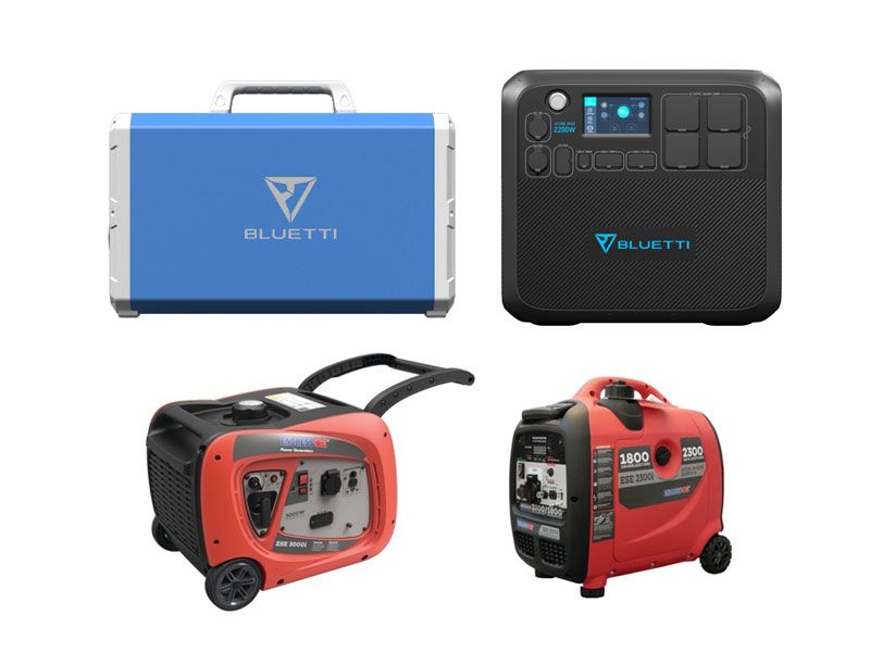 Powerstation & Stromgenerator mieten Berlin: Bluetti 230V Akkus & Endress Inverter-Generatoren