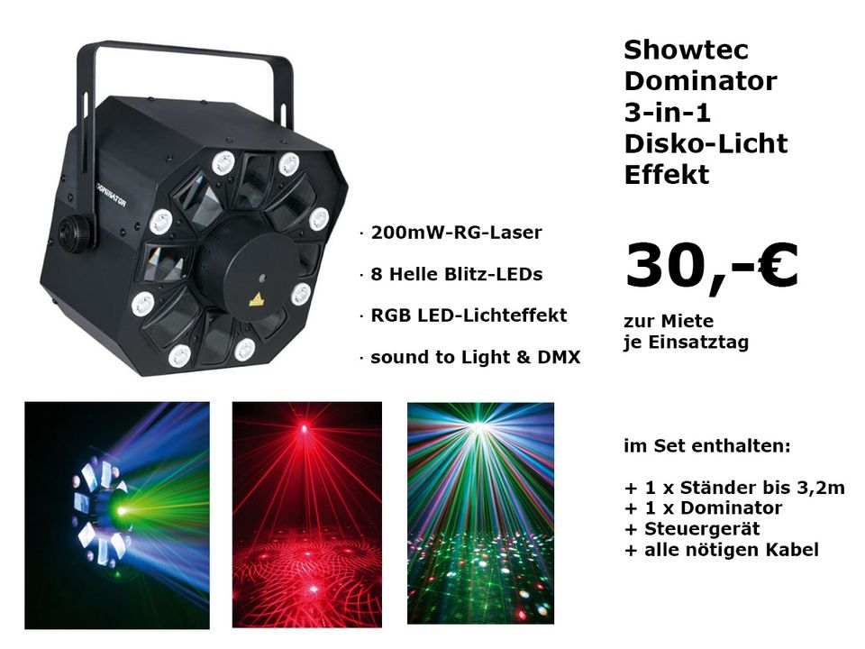 Nebelmaschine & Eventtechnik mieten Berlin: Antari Z-3000/Z-1200/Z-1000, Musikanlagen, Soundboks – Thumbnail 8