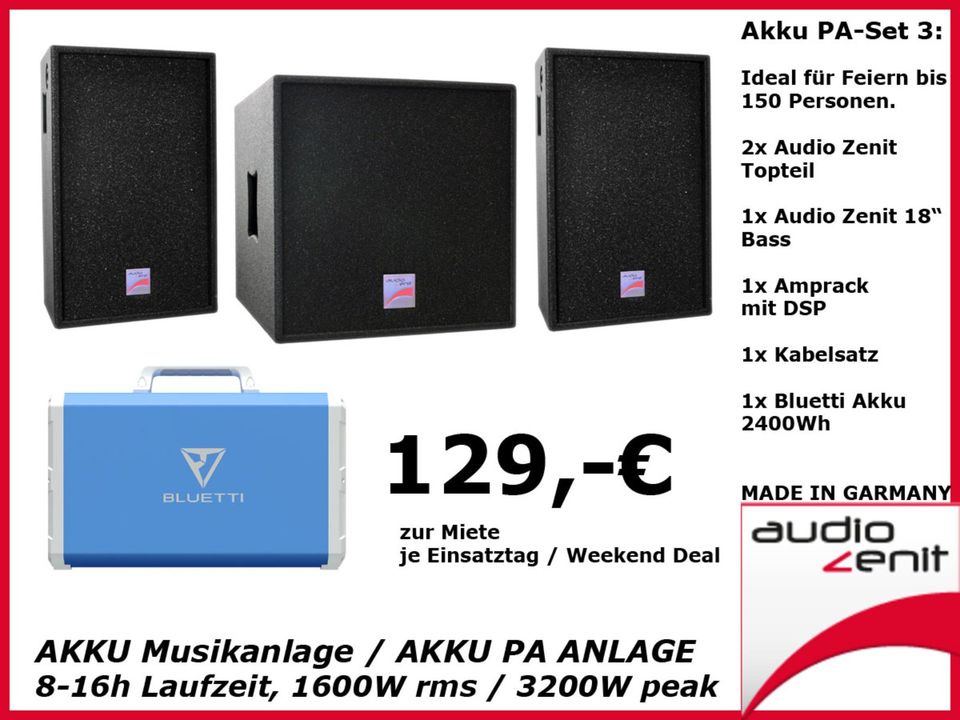 Veranstaltungstechnik mieten – XDJ DJ-Controller, PA-Anlage, Soundboks, Licht, Strom | Berlin – 3