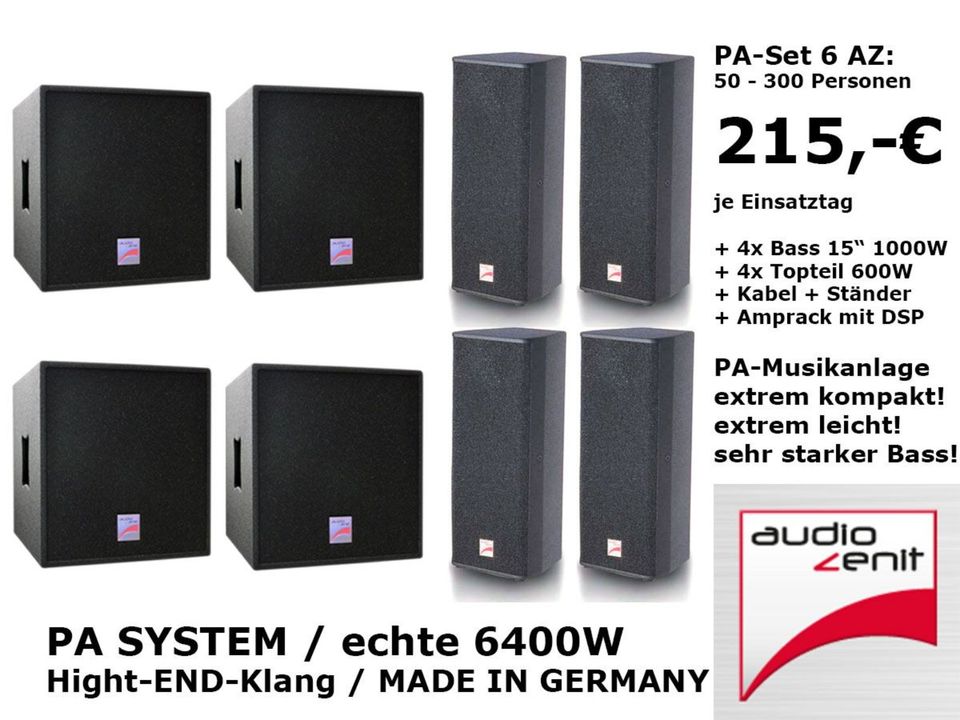 PA-Anlagen mieten Berlin: Audio Zenit, JBL & QSC Aktivboxen, Soundboks & Musikanlagen – Thumbnail 8