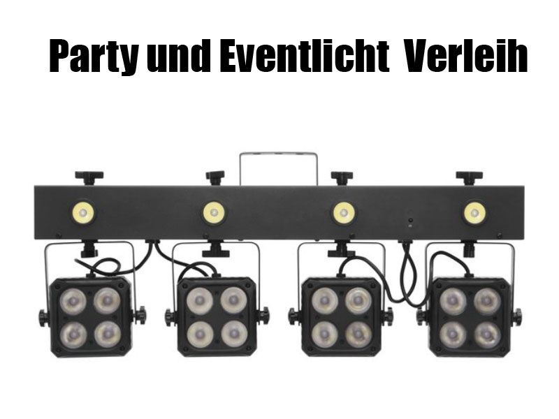 Diskolicht & Lichteffekte mieten – LED Derby, Laser, Strobo, LED-Bar | Verleih Berlin