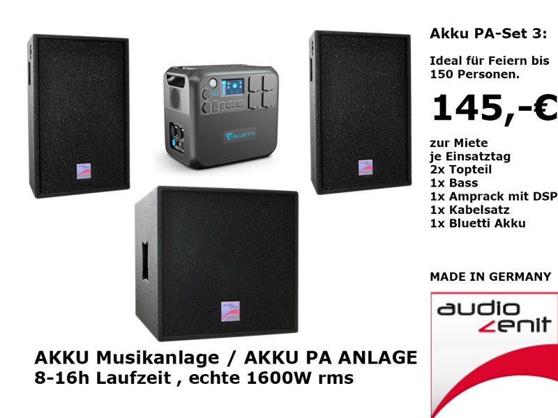 Soundboks 3 & 4 mieten – Akku-Boxen, PA-Anlagen, DJ-Controller & Powerstations – 3