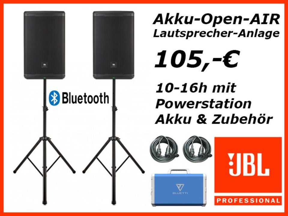 Akku-PA-Anlage mieten Berlin: Open-Air-Sound für LKW, Demos & Partys ohne Strom – 2