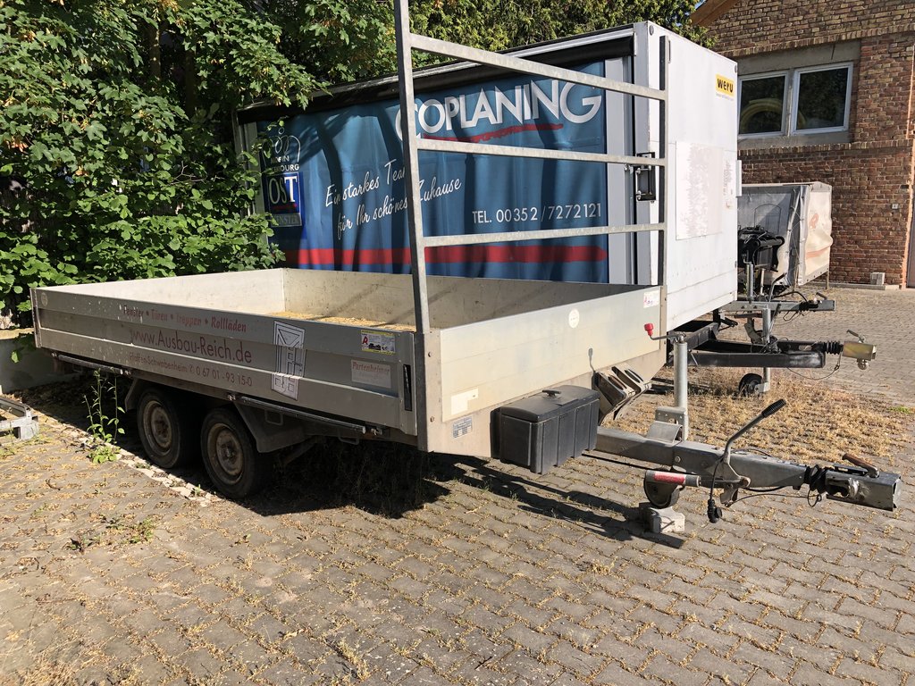 Transportanhänger 2050 x 3600 mm – 1.285 kg Zuladung mieten bei Ausbau Reich