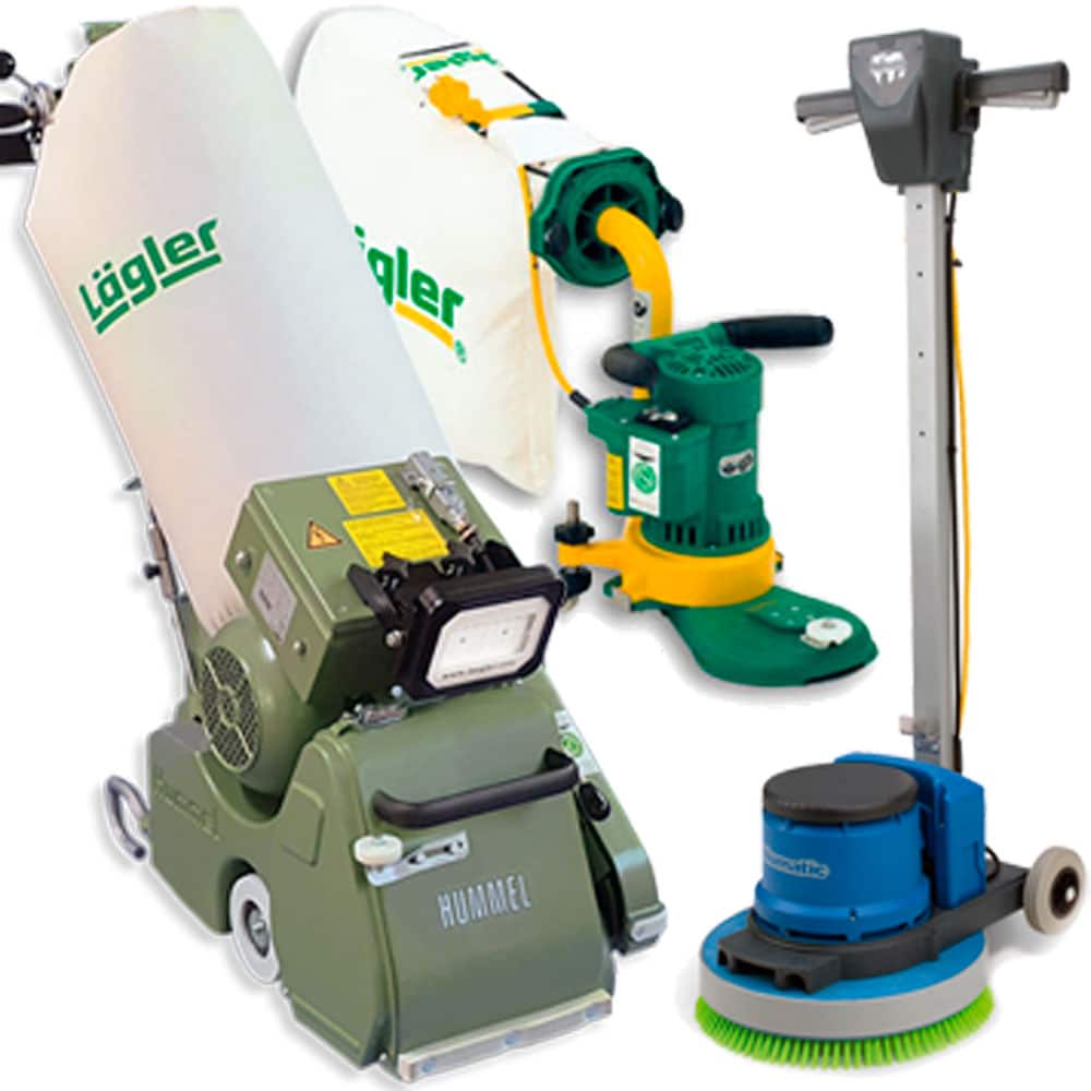 Parkettschleifer schwer, Randschleifer & Einscheibenmaschine mieten