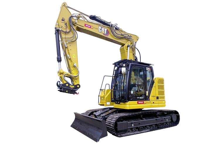 Kettenbagger CAT 325 NG mit Verstellausleger und Planierschild (27,0t) mieten