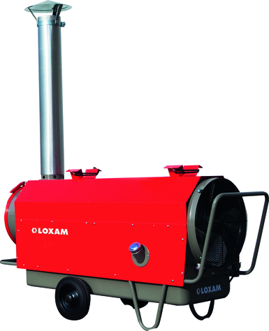 Ölbetriebenes Heizgebläse Heizwert 45-55 kW - 40.000-45.000 kcal/h mieten