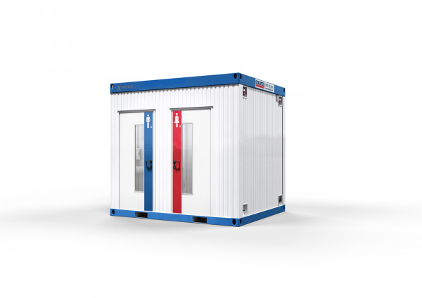 BASIC LINE WC D/H 10 ft Sanitärcontainer mieten