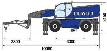 TSR 3060 mit Gittermast Winde 2 t mieten – 4