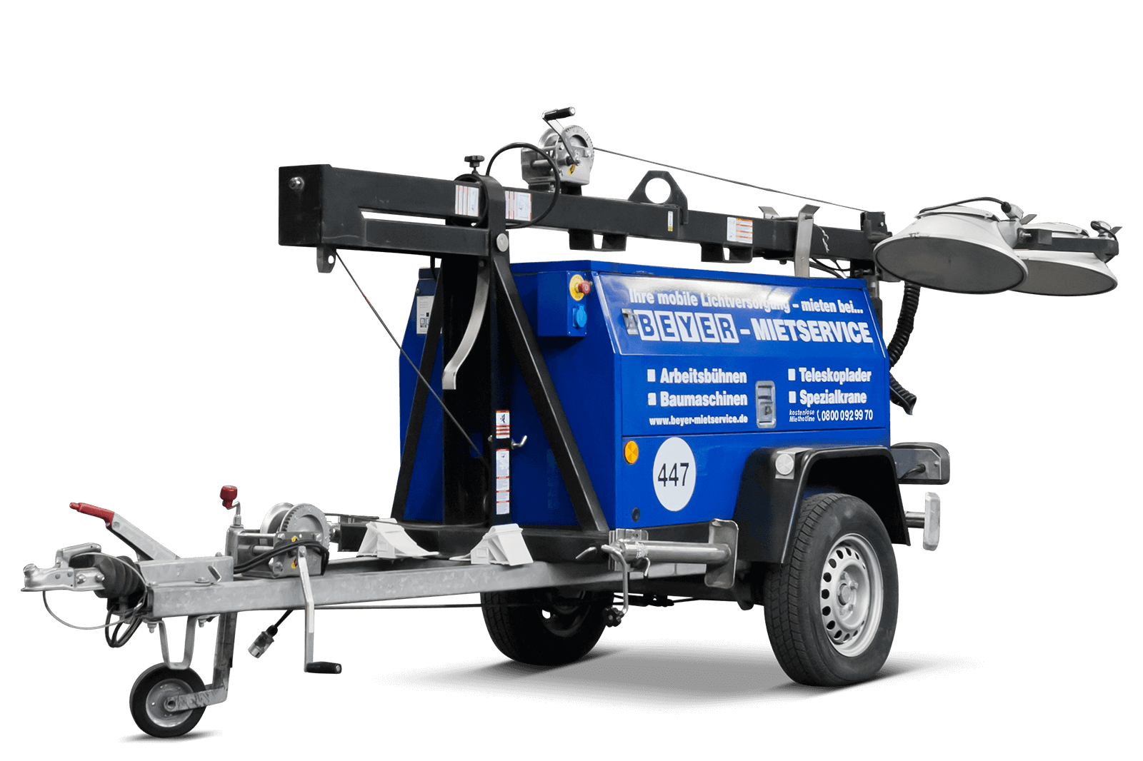 Beleuchtungsmast LT 40/9 M mieten