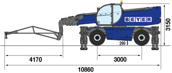 TSR 2160 mit Gittermast 0,6 t mieten – 4