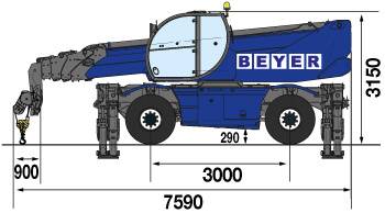 TSR 2160 mit Seilwinde 6 t mieten – 4