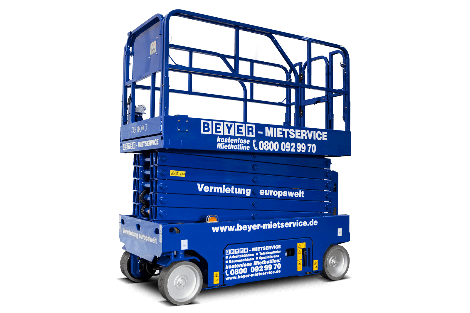 Scheren-Hubarbeitsbühne SB 140 E mieten