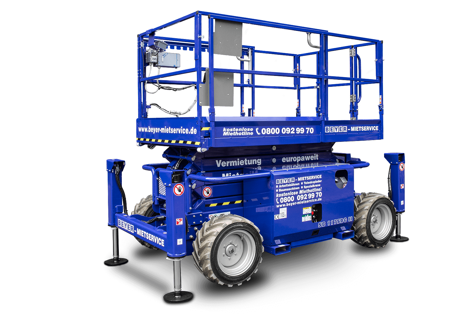 Diesel-Scherenbühne SB 117 SDC II mieten