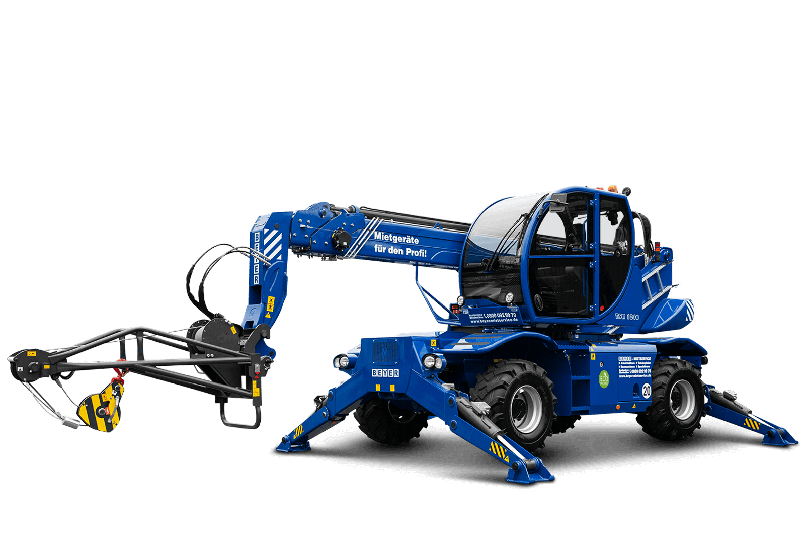 TSR 1840 mit Gittermast Winde 2 t mieten