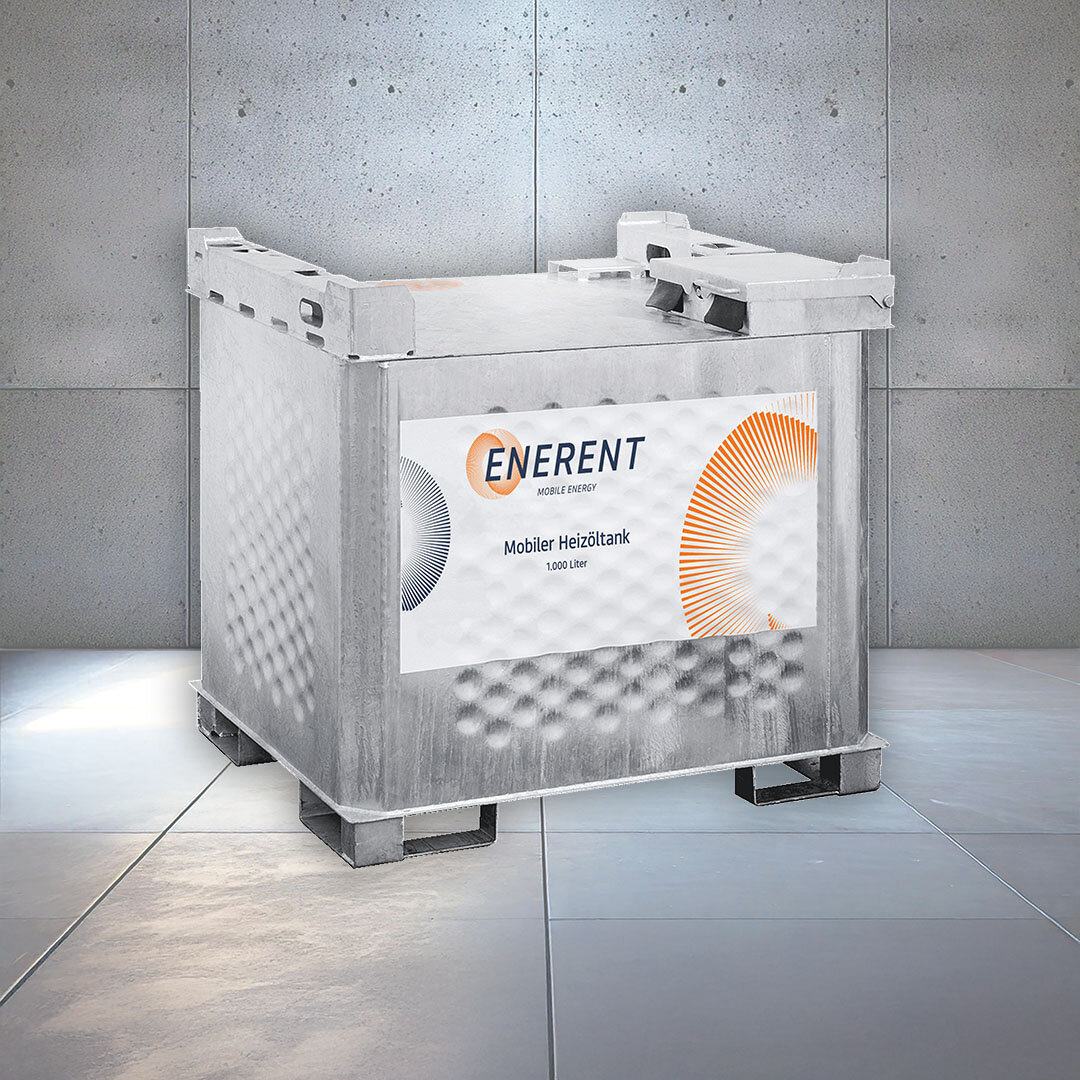 Mobiler Heizöltank ERZTA1000V – 1.000l mieten – 2
