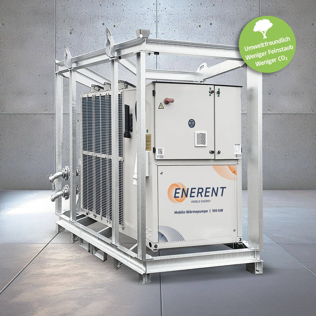 Mobile Wärmepumpe ERWLW100M – 100 kW mieten