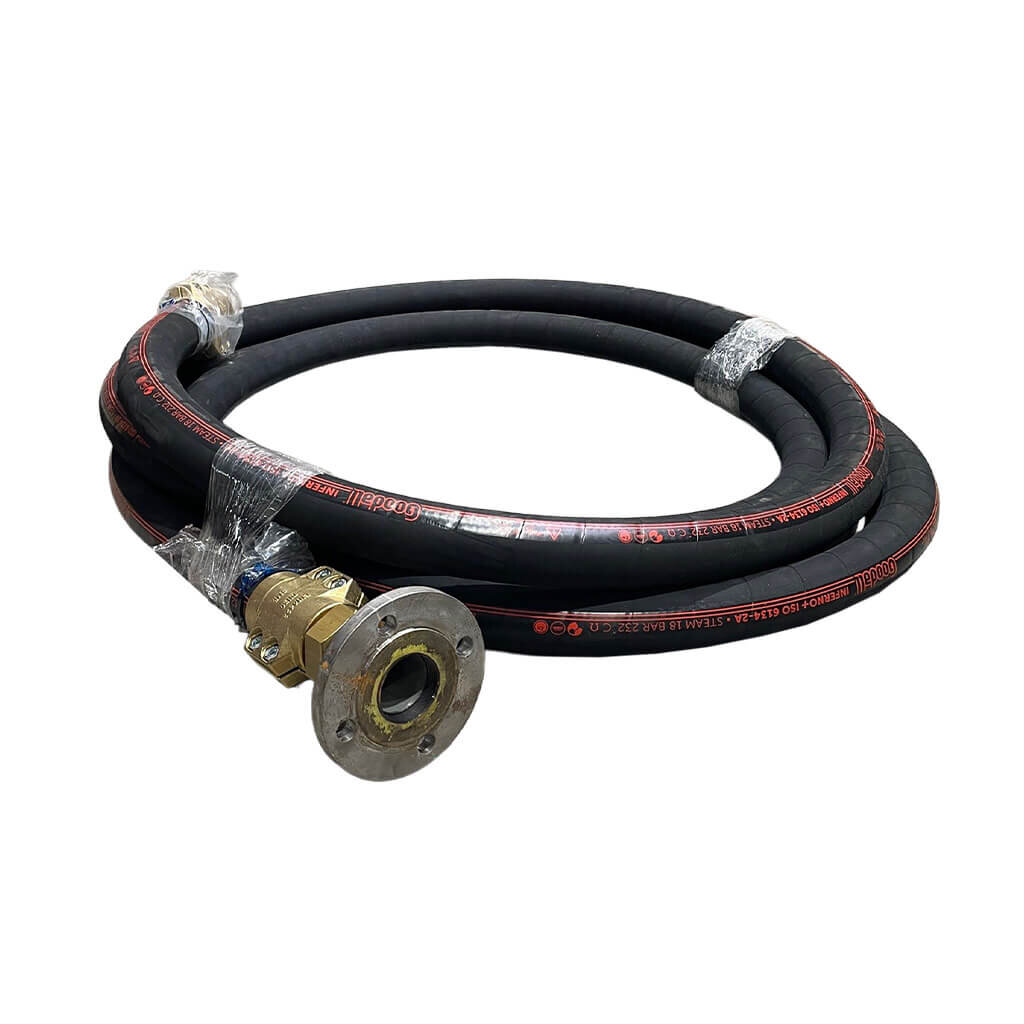 Verbindungsleitung 10m 2" Flansch Dampf mieten