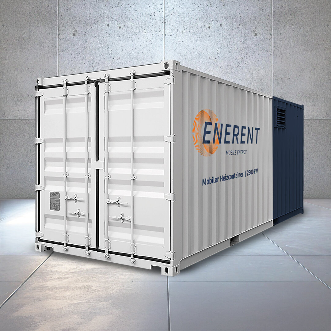 Mobiler Heizcontainer ERHCO2500M – 2500 kW mieten – 2