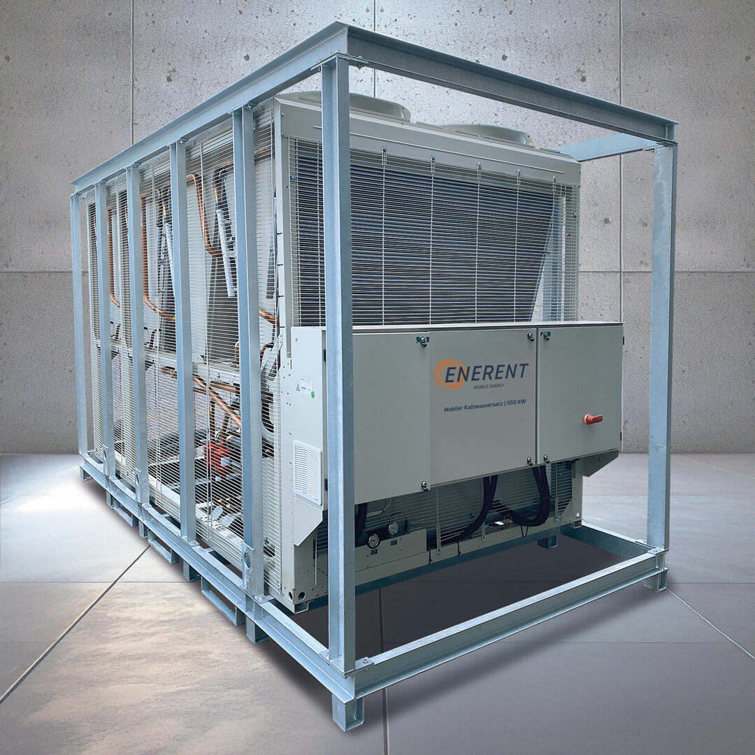 Mobiler Kaltwassersatz ERKZE500M – 500 kW mieten – 2