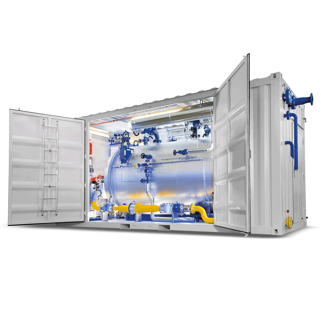 Mobiler Dampferzeuger ERDCO2600M – 2.600 kg/h mieten