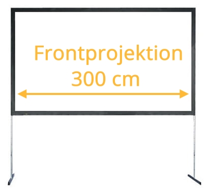 Beamer-Rahmenleinwand 3 x 3 m mieten – München/Fürstenfeldbruck, ab 72 €/Tag