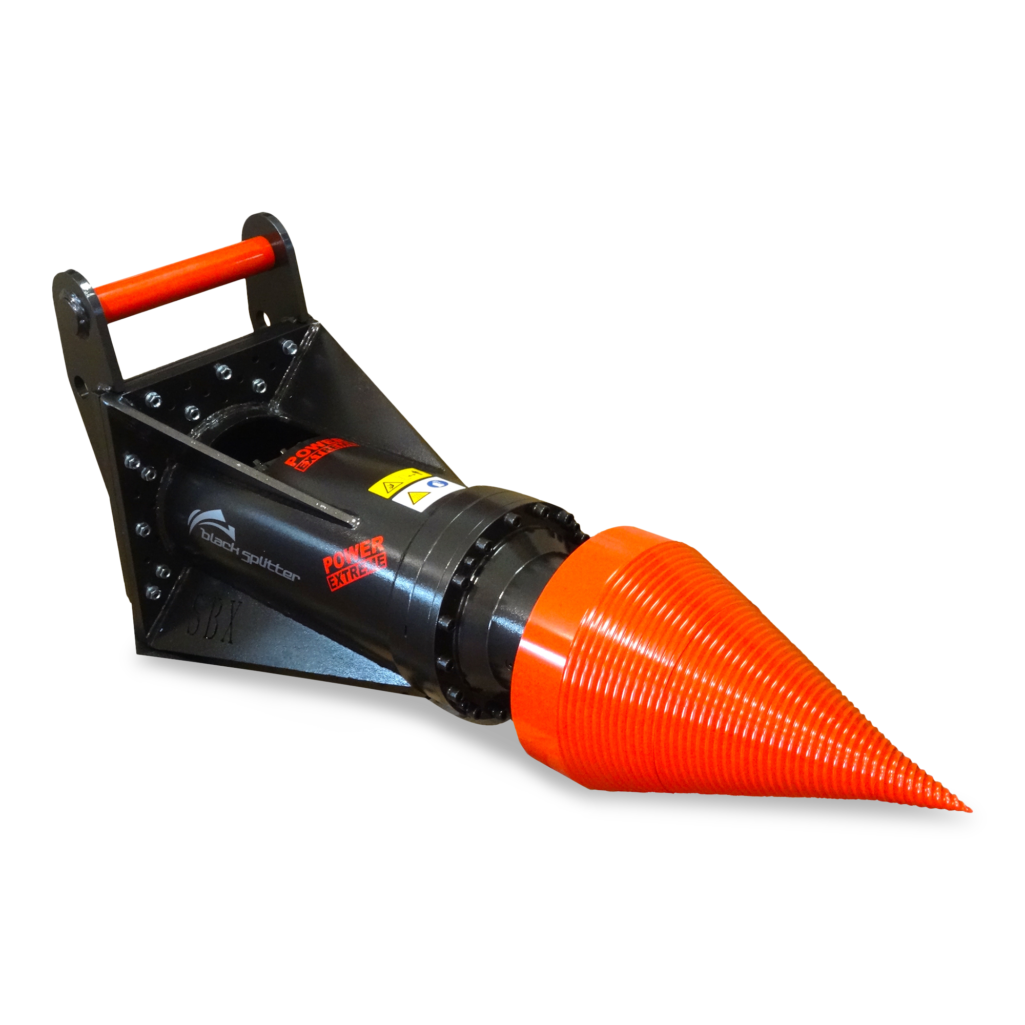 Black Splitter Kegelspalter SBX mieten – 635 kg Eigengewicht, ab 84 € netto/Tag