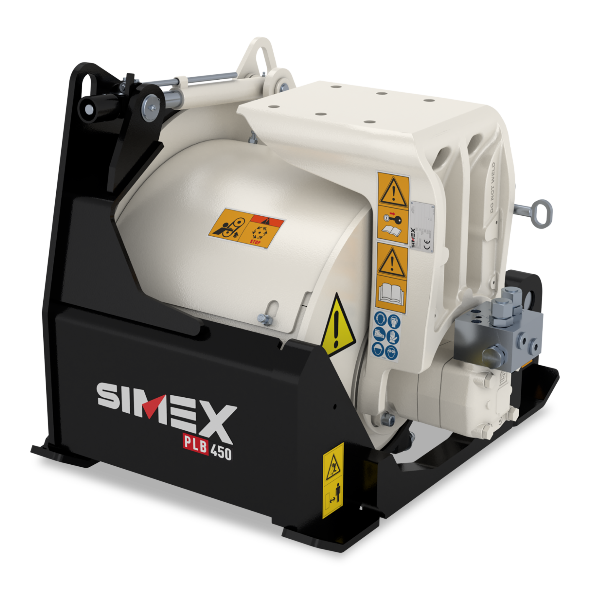 Simex PLB 450 mieten – Fräse, für Trägergeräte 8-13t, 710 kg Eigengewicht
