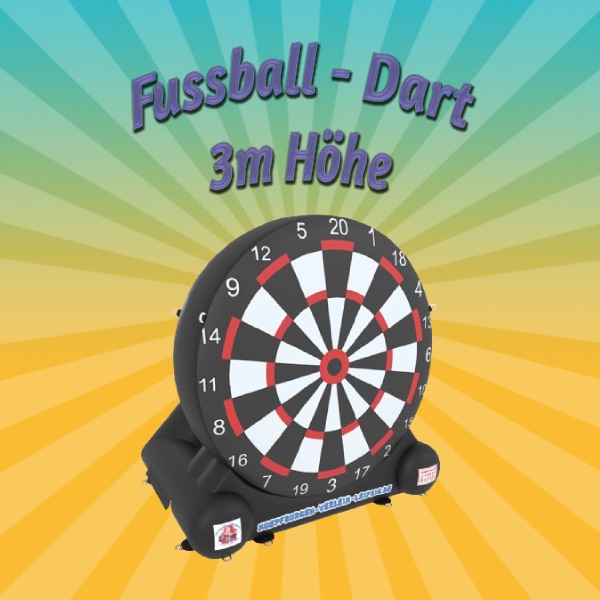 XL Fußball Dartscheibe 3m hoch mieten – Leipzig, ab 109 €/Tag
