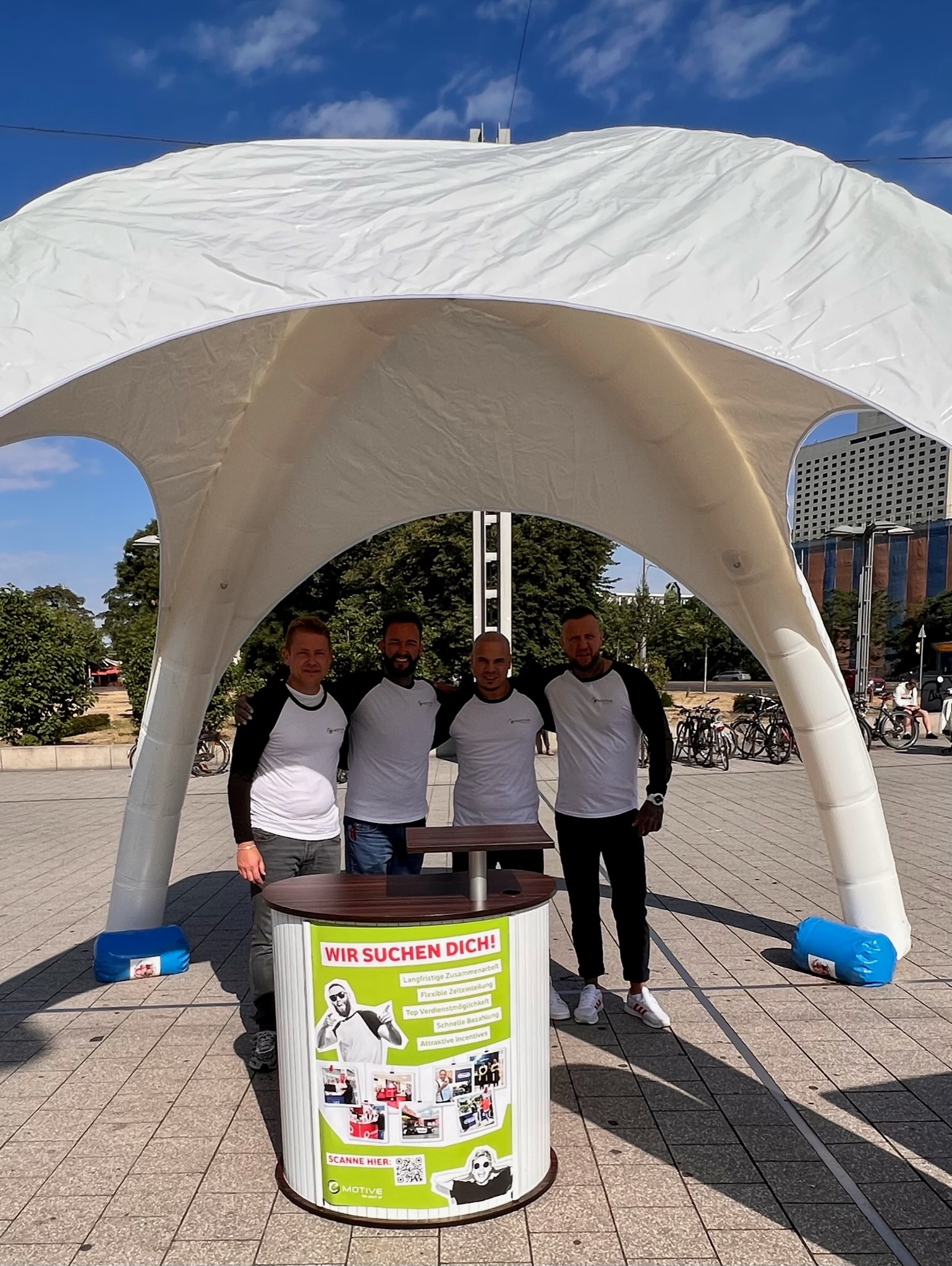 aufblasbarer Pavillon 5x5m mieten – Leipzig, ab 109 €/Tag – 3