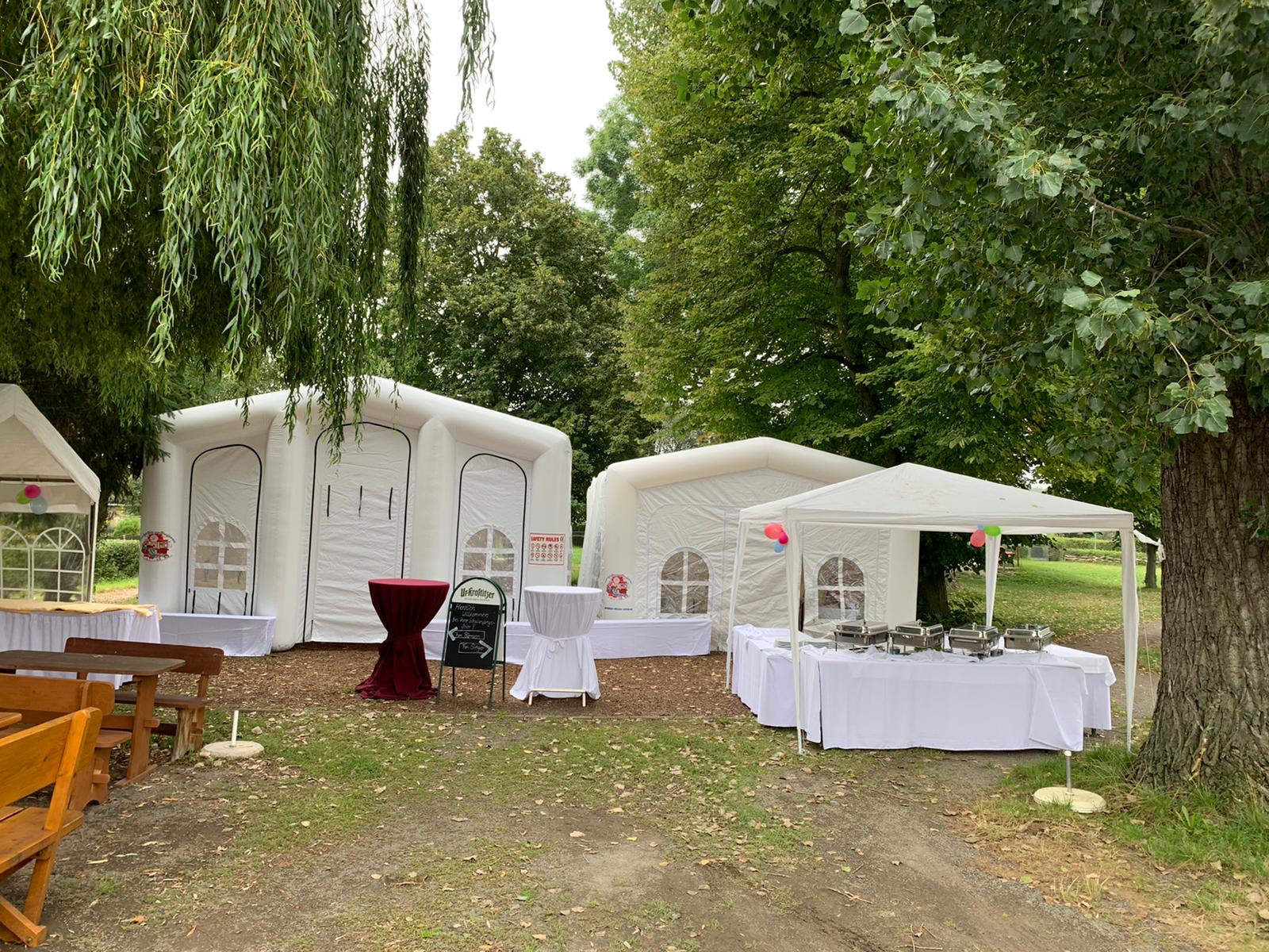 aufblasbares Partyzelt 4,5m x 8,5m mieten – Leipzig, ab 189 €/Tag – 2