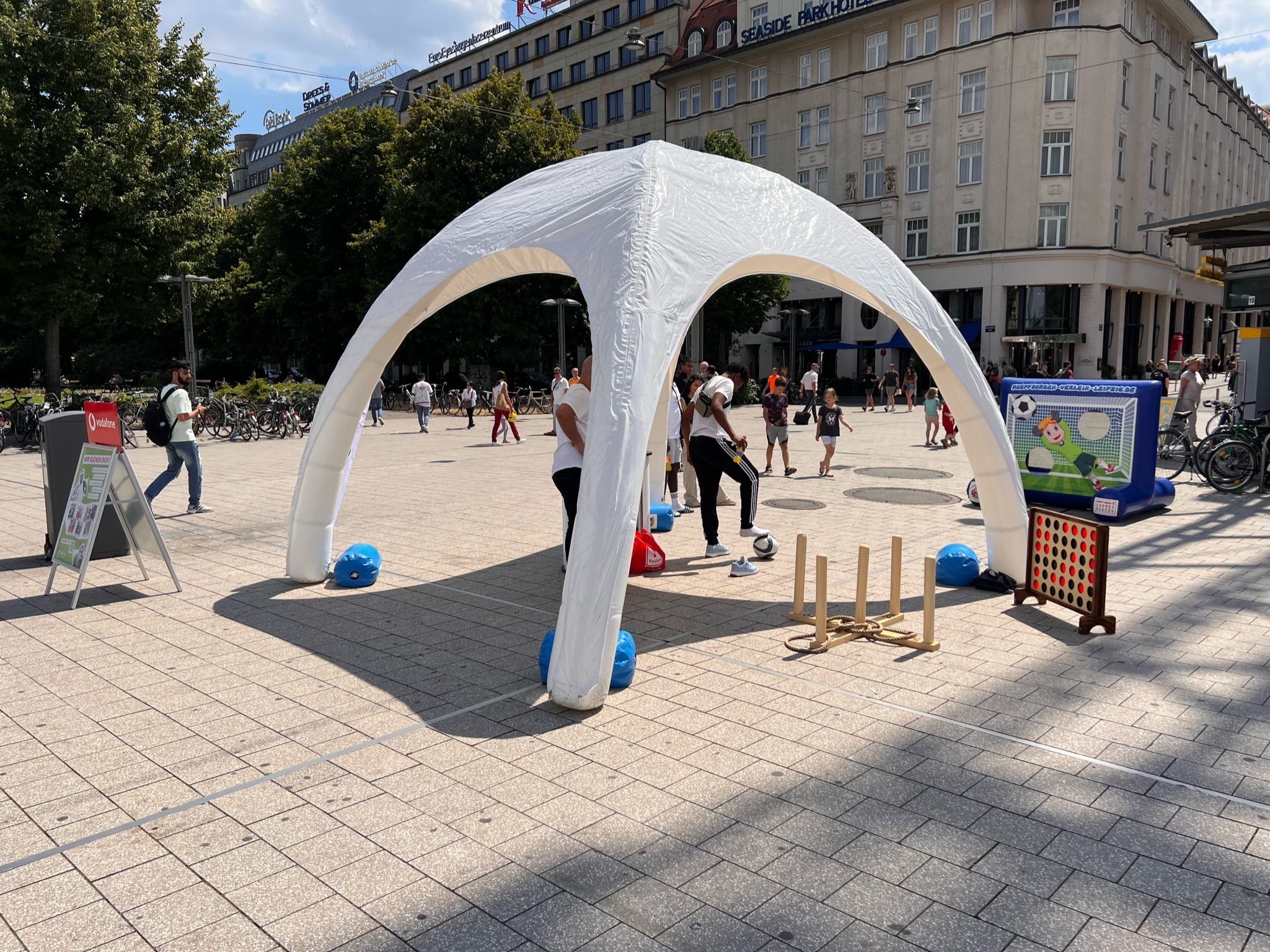 aufblasbarer Pavillon 4x4m mieten – Leipzig, ab 89 €/Tag – 2