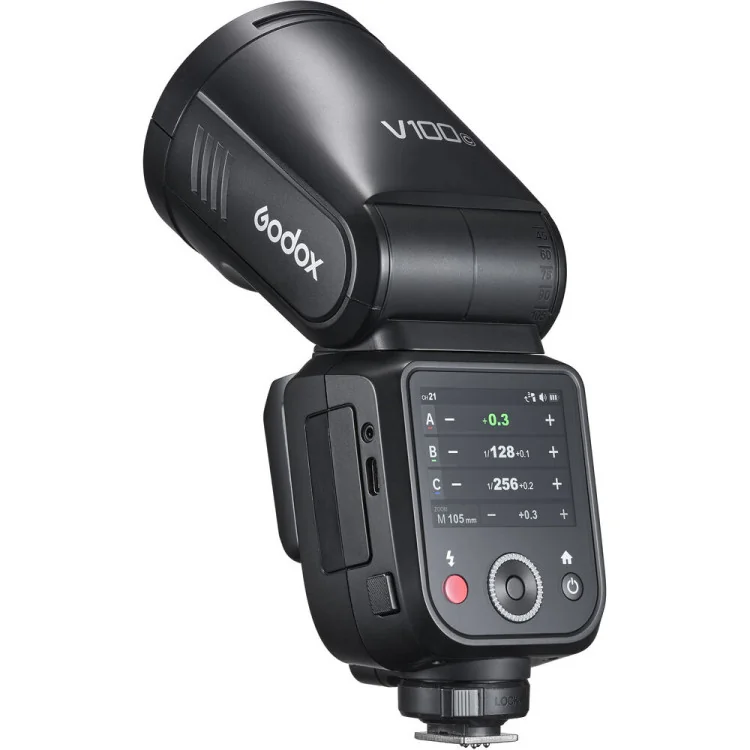Godox V100C TTL-Aufsteckblitz für Canon mieten – Versand deutschlandweit, ab 12,90 €/Tag