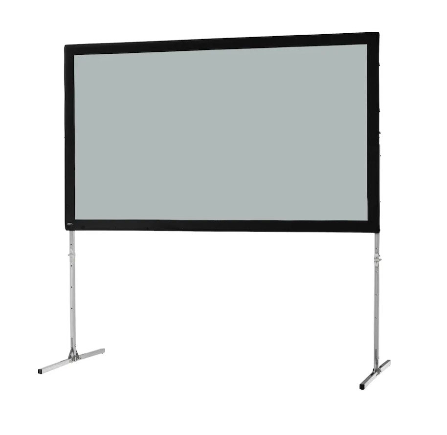 Frontprojektionstuch 305 x 172 cm (16:9) für Faltrahmen mieten – NRW, ab 25 € netto/Tag