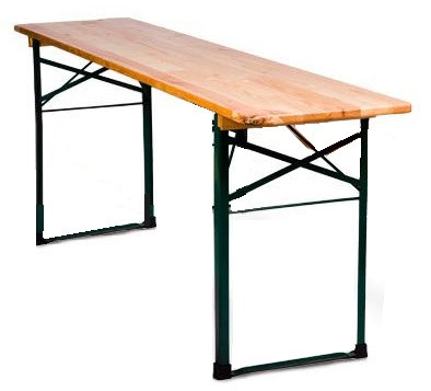 Tisch von Festzeltgarnitur (50cm) mieten – NRW, ab 10 € netto/Tag
