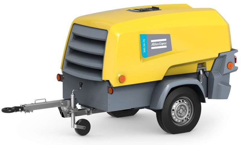 Atlas Copco XAS 58-7 mieten – Kompressor, ab 55 € netto/Tag