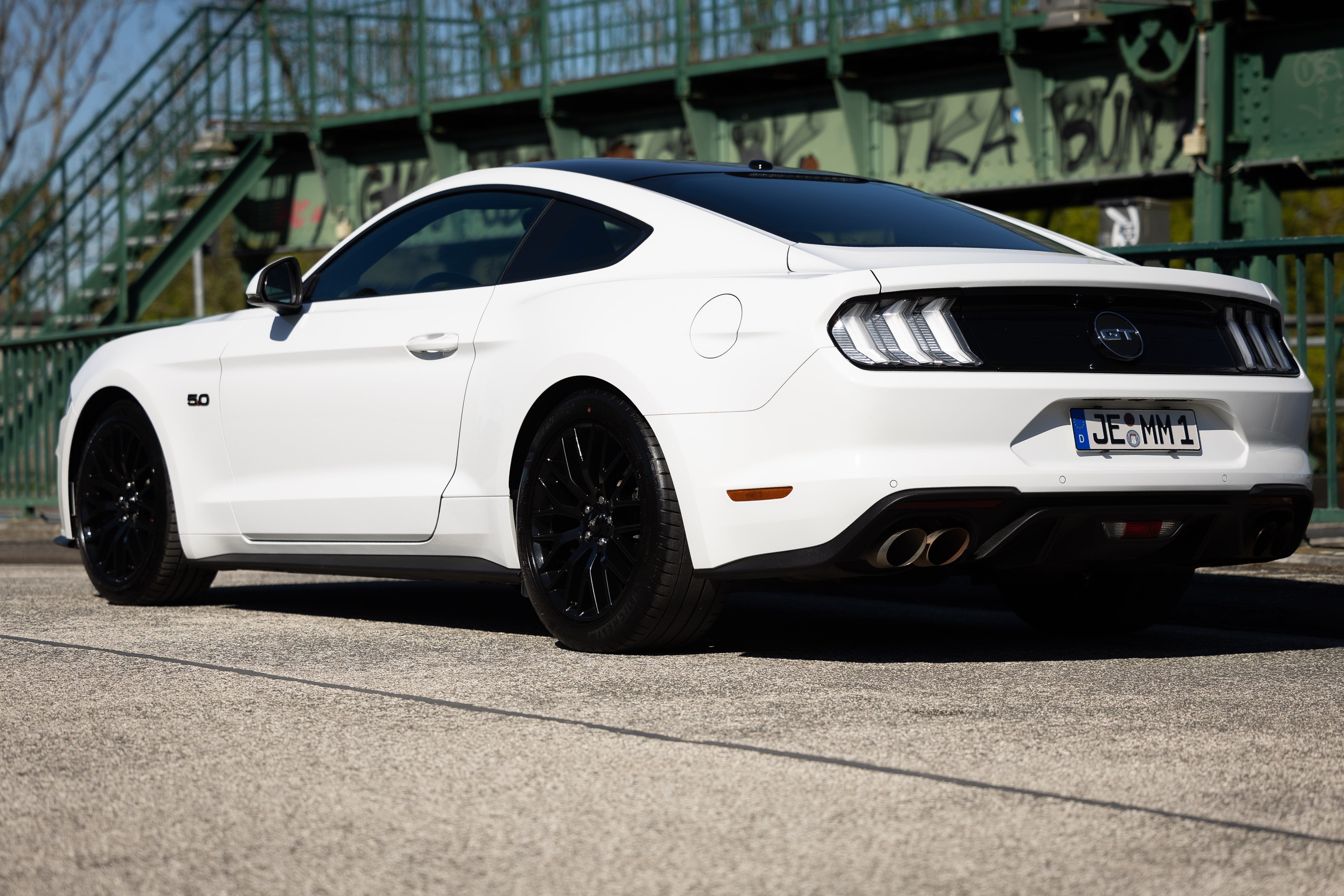 Ford Mustang GT V8 mieten | 450 PS | Hochzeitsauto & Fahrerlebnis Hamburg – 3