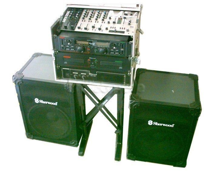 DJ-Musikanlage Sherwood mit Doppel-CD-Player und USB mieten in Frankfurt – 150 € pauschal pro Wochenende